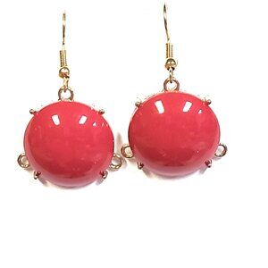 Red Large Bubble Earrings